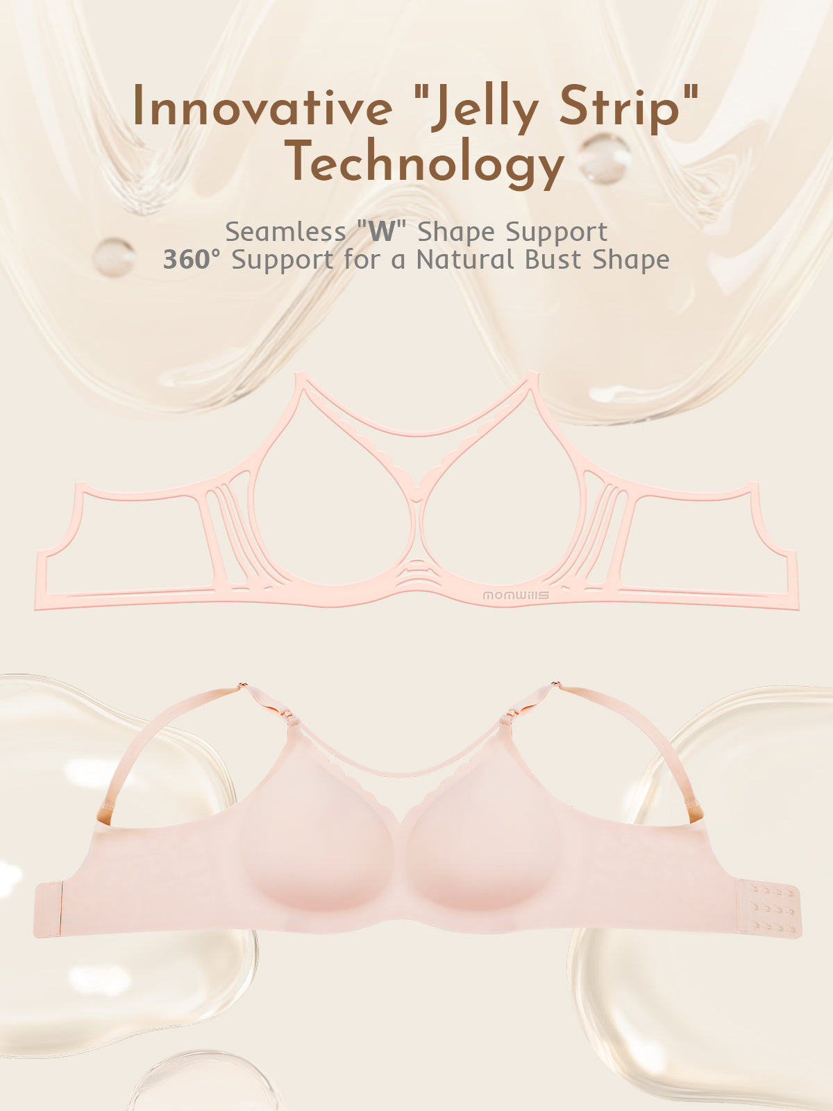Nursing Bras for Breastfeeding Comfort Maternity Bras Natural Pregnancy Bras for Women